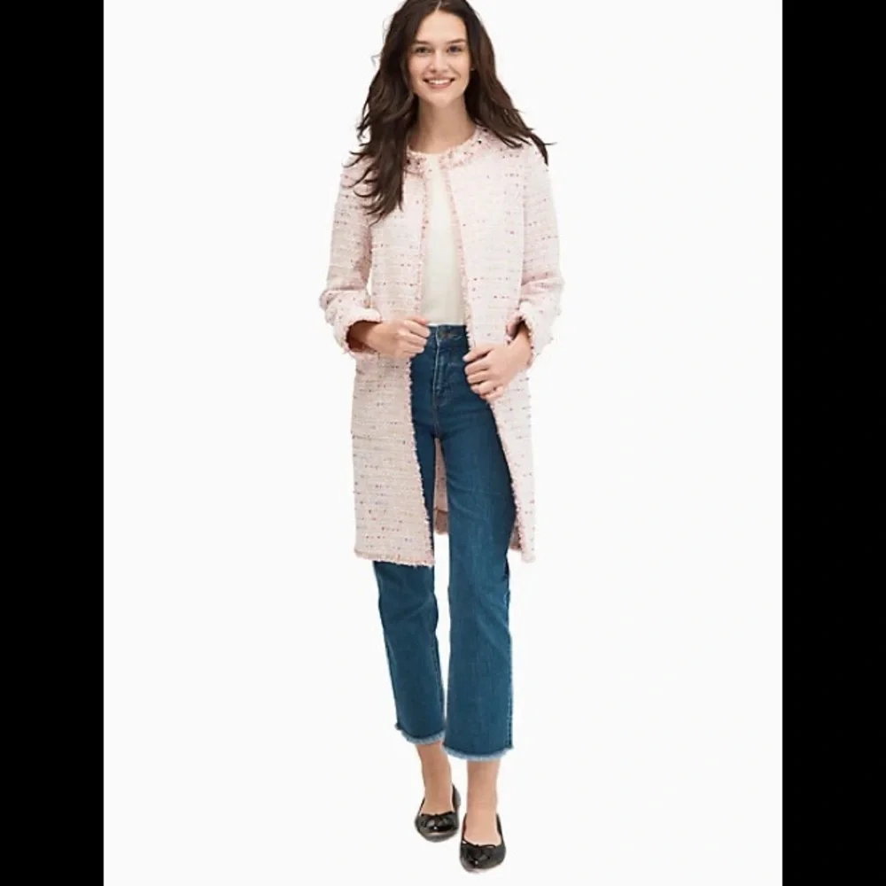 Kate Spade Tweed Coat NWT - Picture 1 of 13